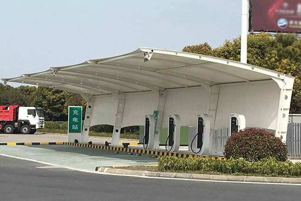 天津充電樁膜結(jié)構(gòu)：創(chuàng)新科技，緊跟綠色出行潮流
